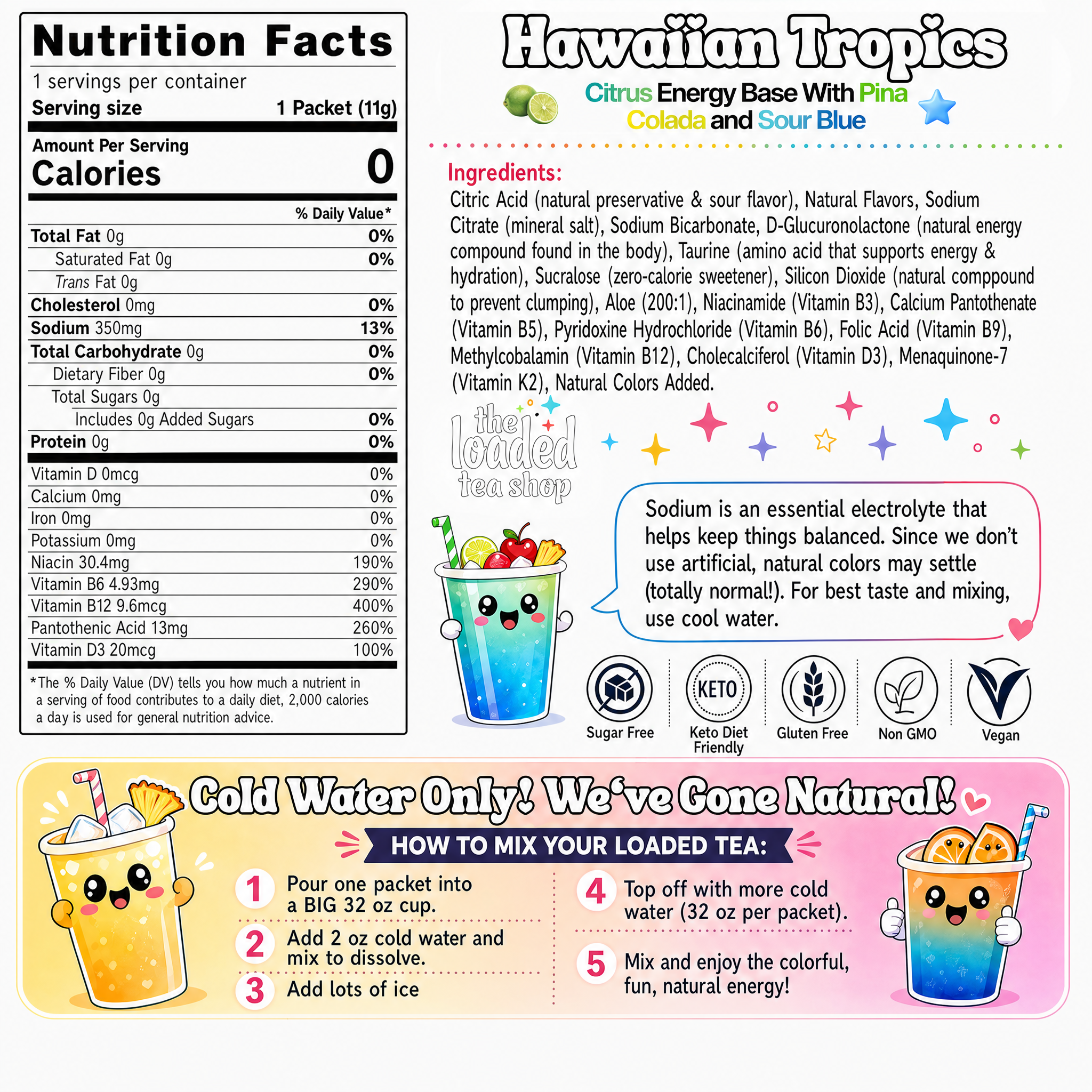 Hawaiian Tropics (Caffeine-Free) - For Weekend Sips
