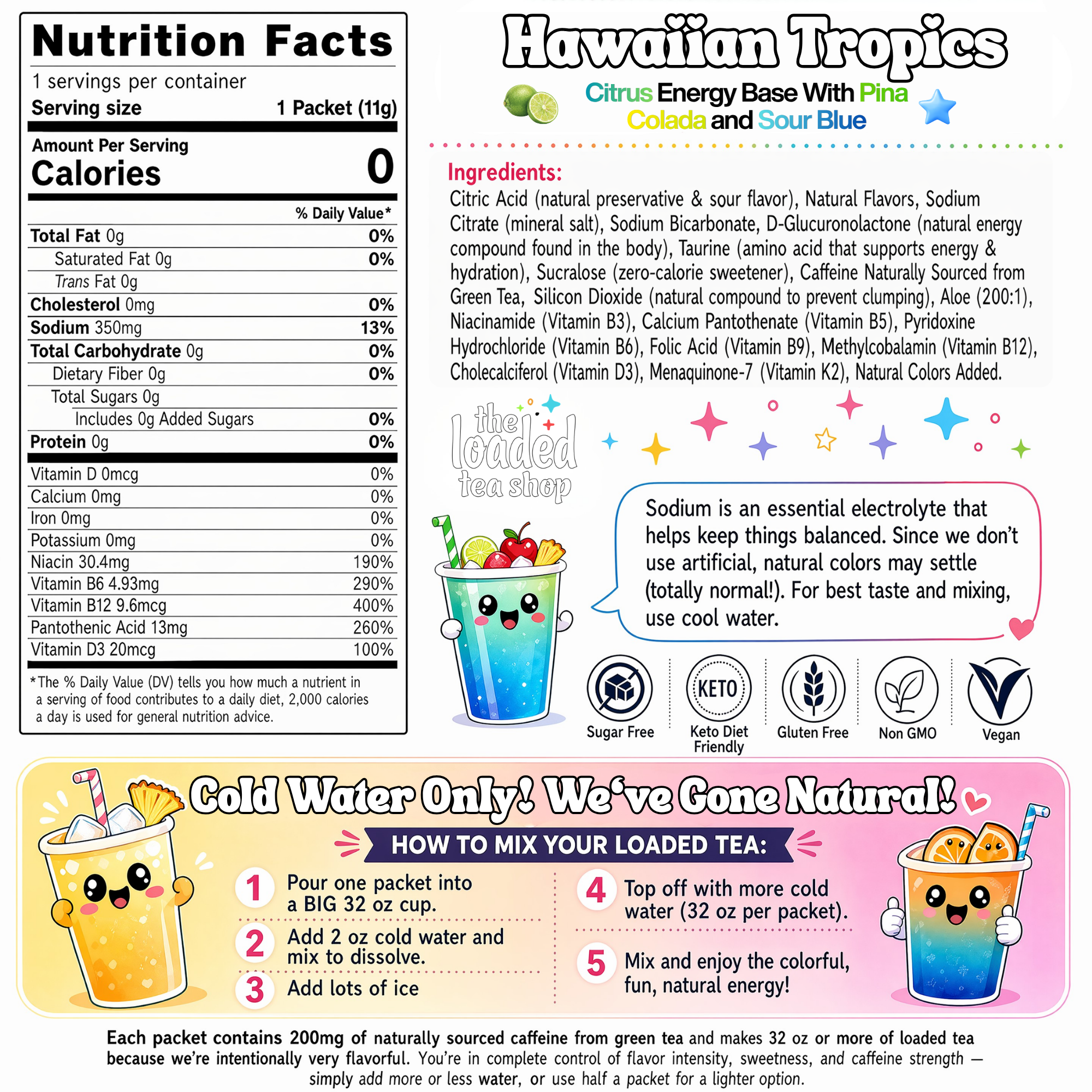 50 Case Hawaiian Tropics - Tasty Daily Tea