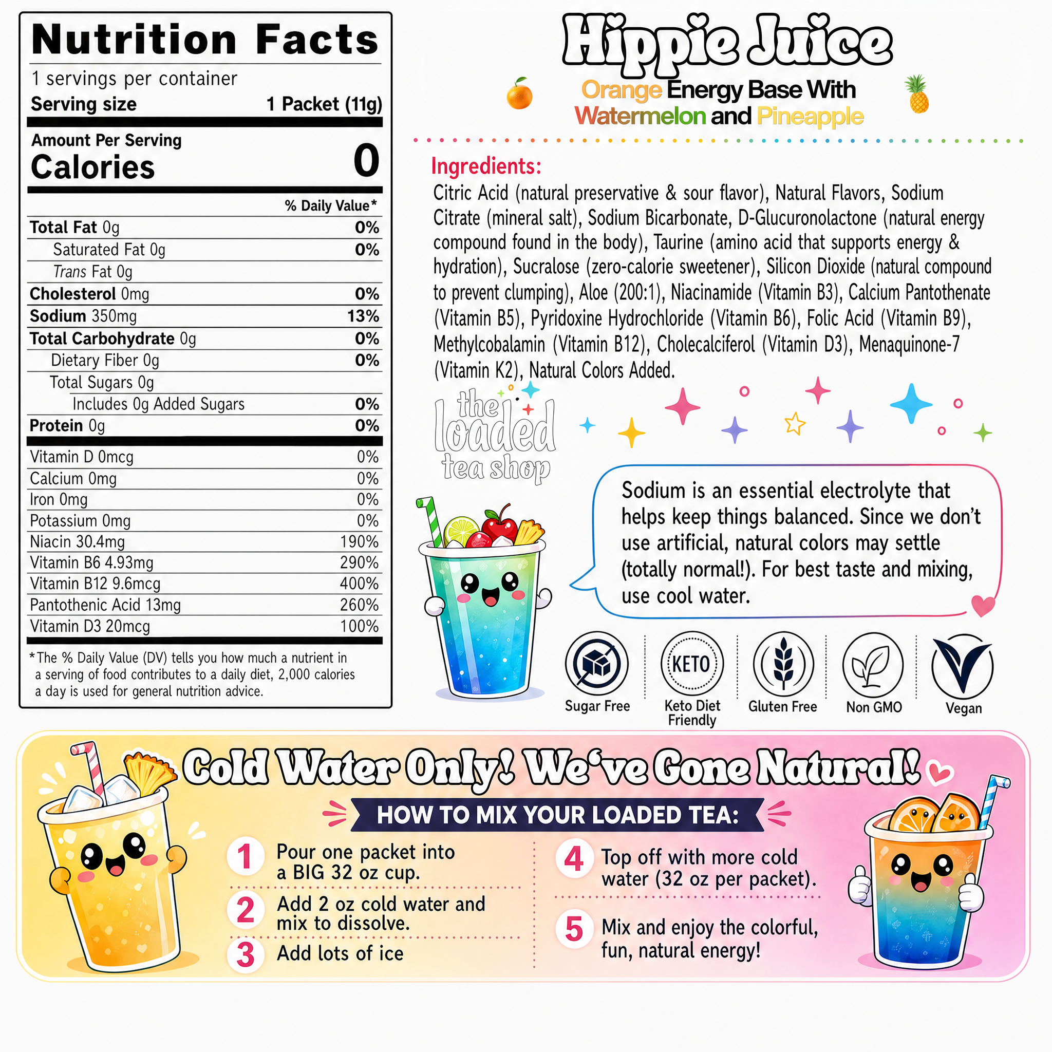 Hippie Juice (Caffeine-Free) - Brighten Your Sip
