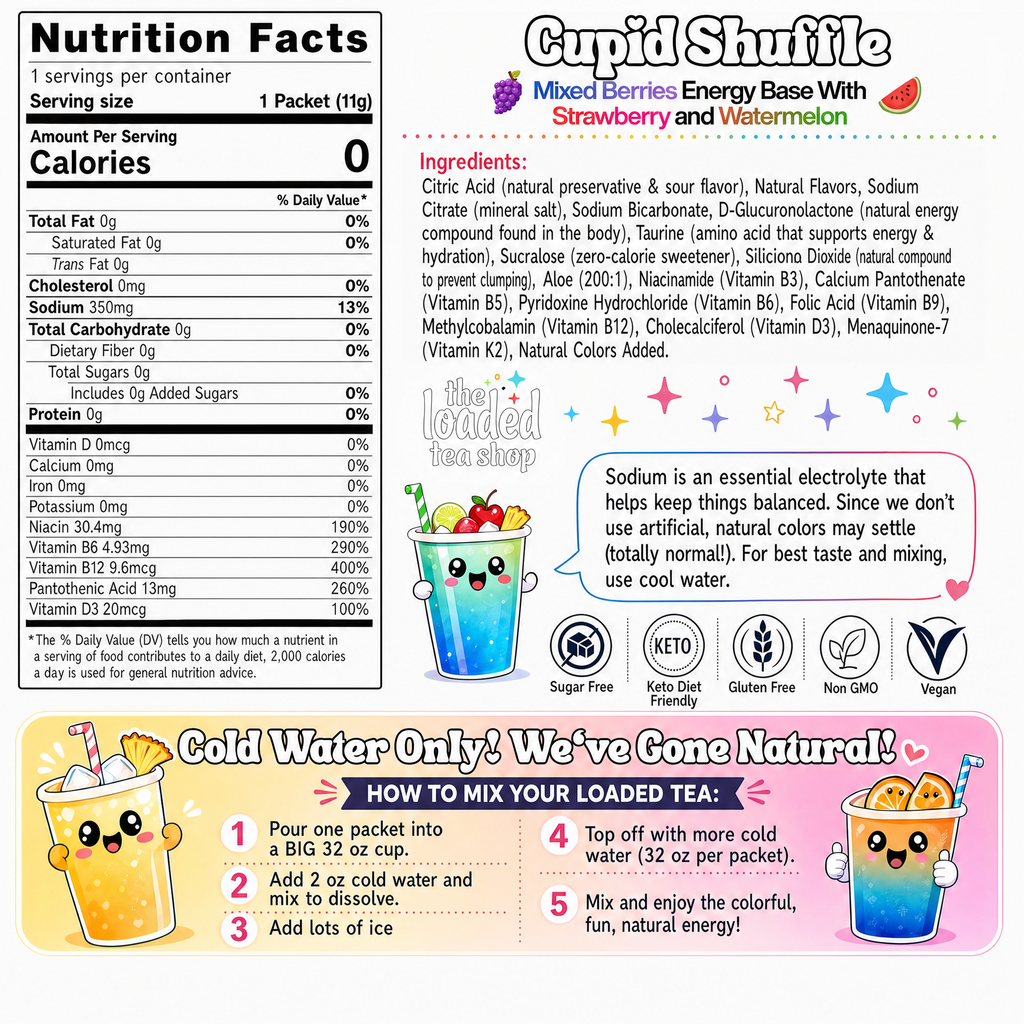 Cupid Shuffle (Caffeine-Free) - For Everyday Flavor
