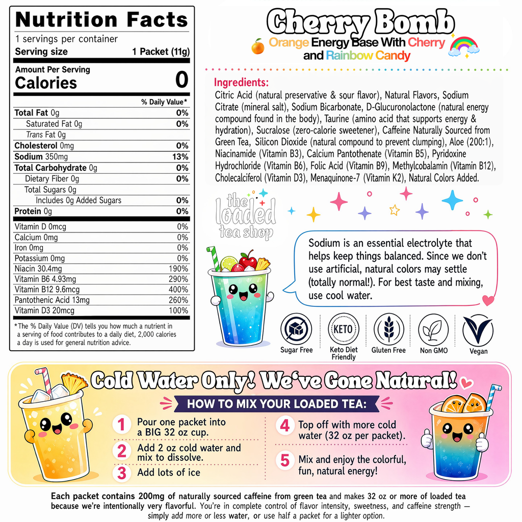 Cherry Bomb - Fresh Daily Sip