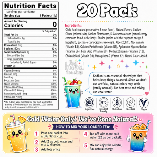 20 Flavor Bundle (Caffeine-Free) - For Morning Sips