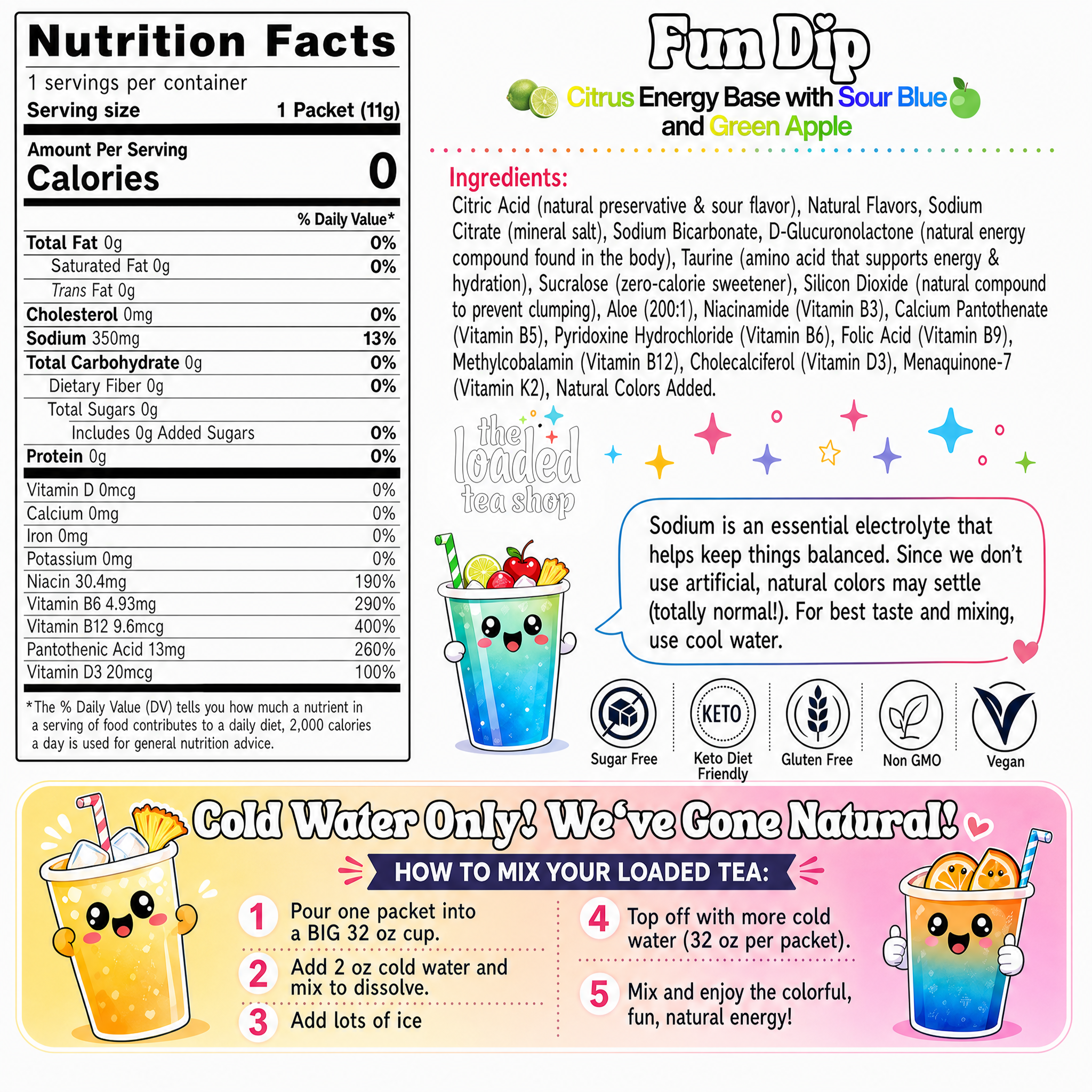 Fun Dip (Caffeine-Free) - Bright Daily Sip