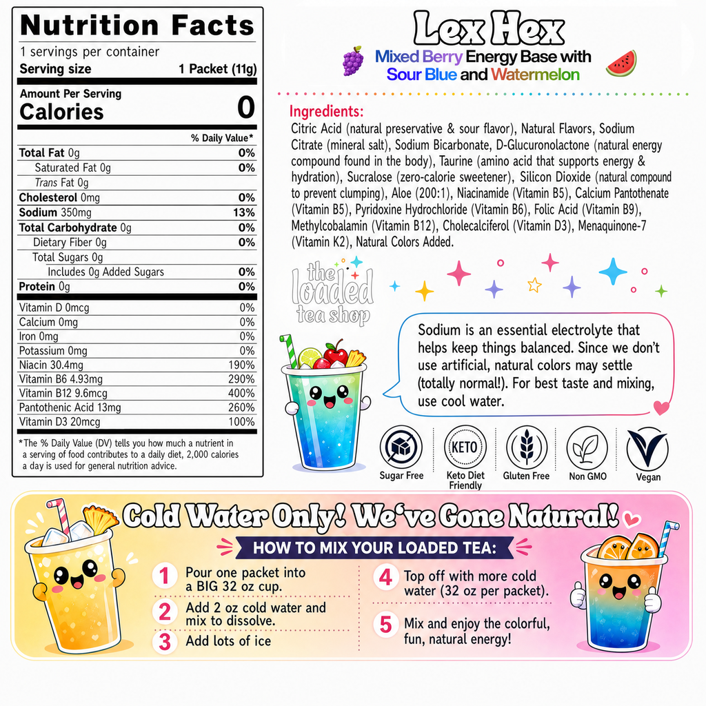 Lex Hex (Caffeine-Free) - Mix More Flavor