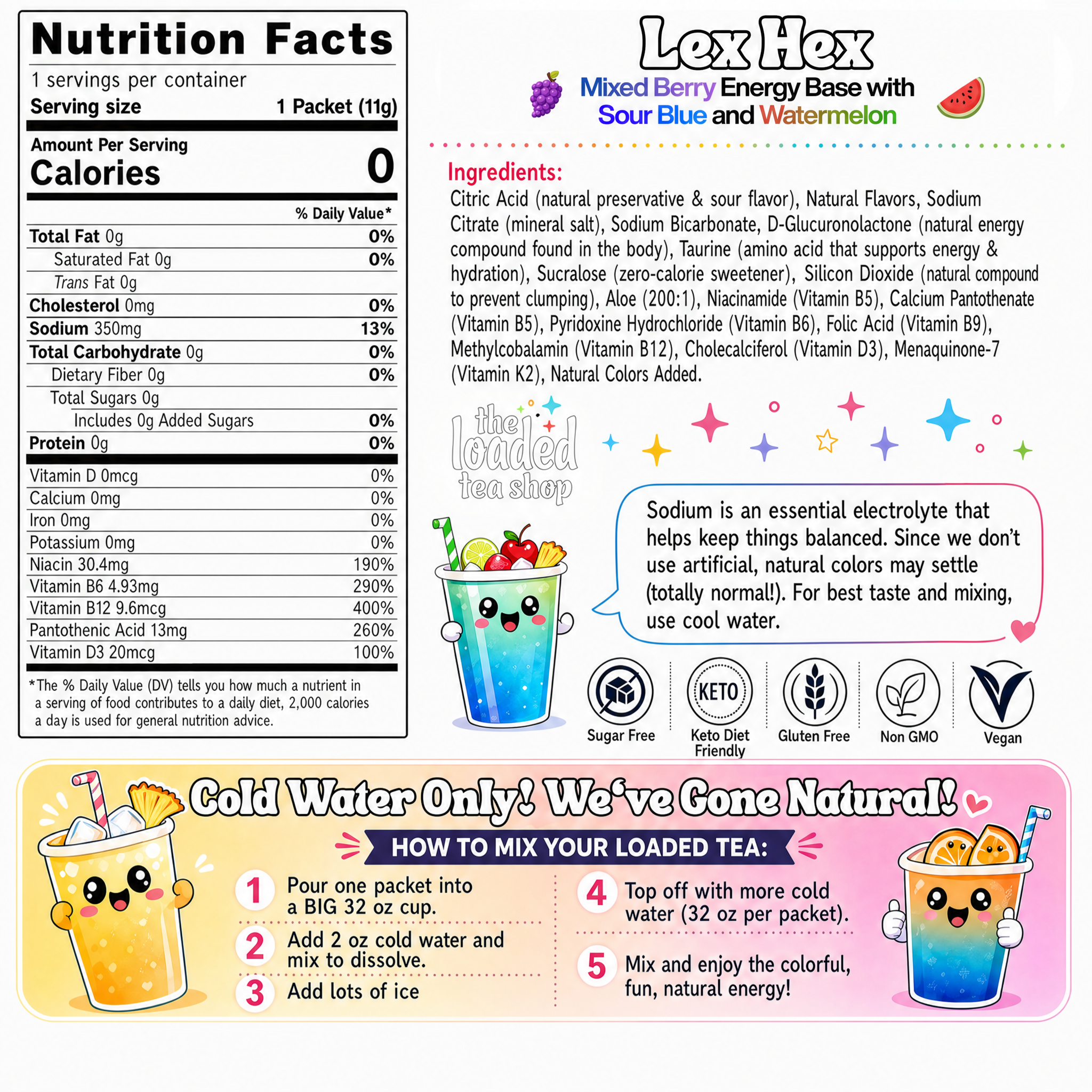 Lex Hex (Caffeine-Free) - Mix More Flavor