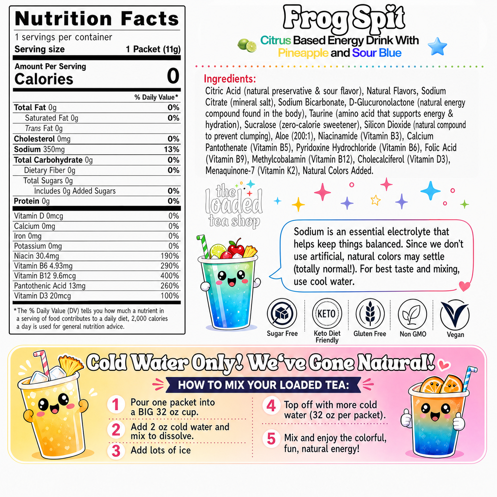 Frog Spit (Caffeine-Free) - Sip and Go