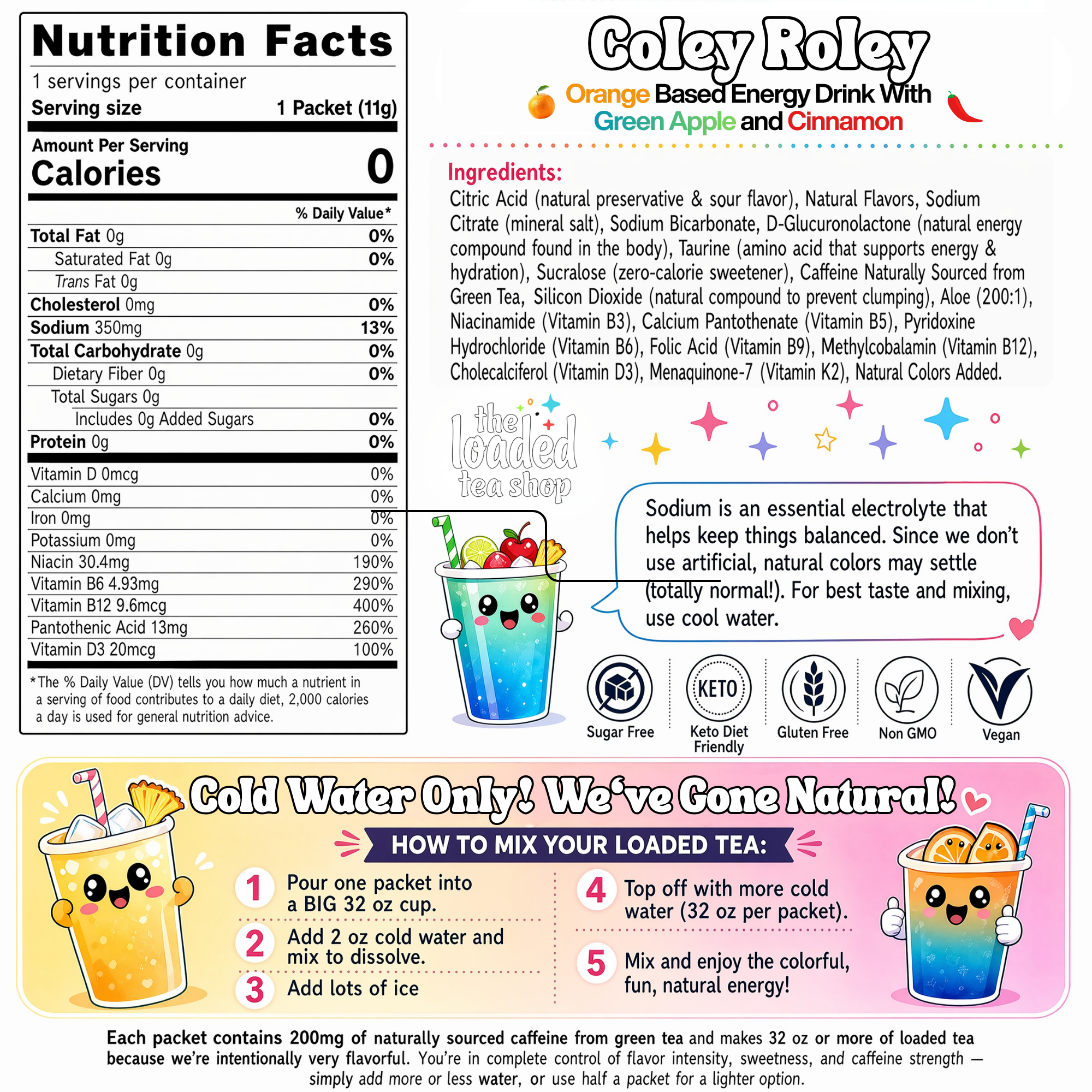 50 Case Coley Roley - Daily Flavor Break