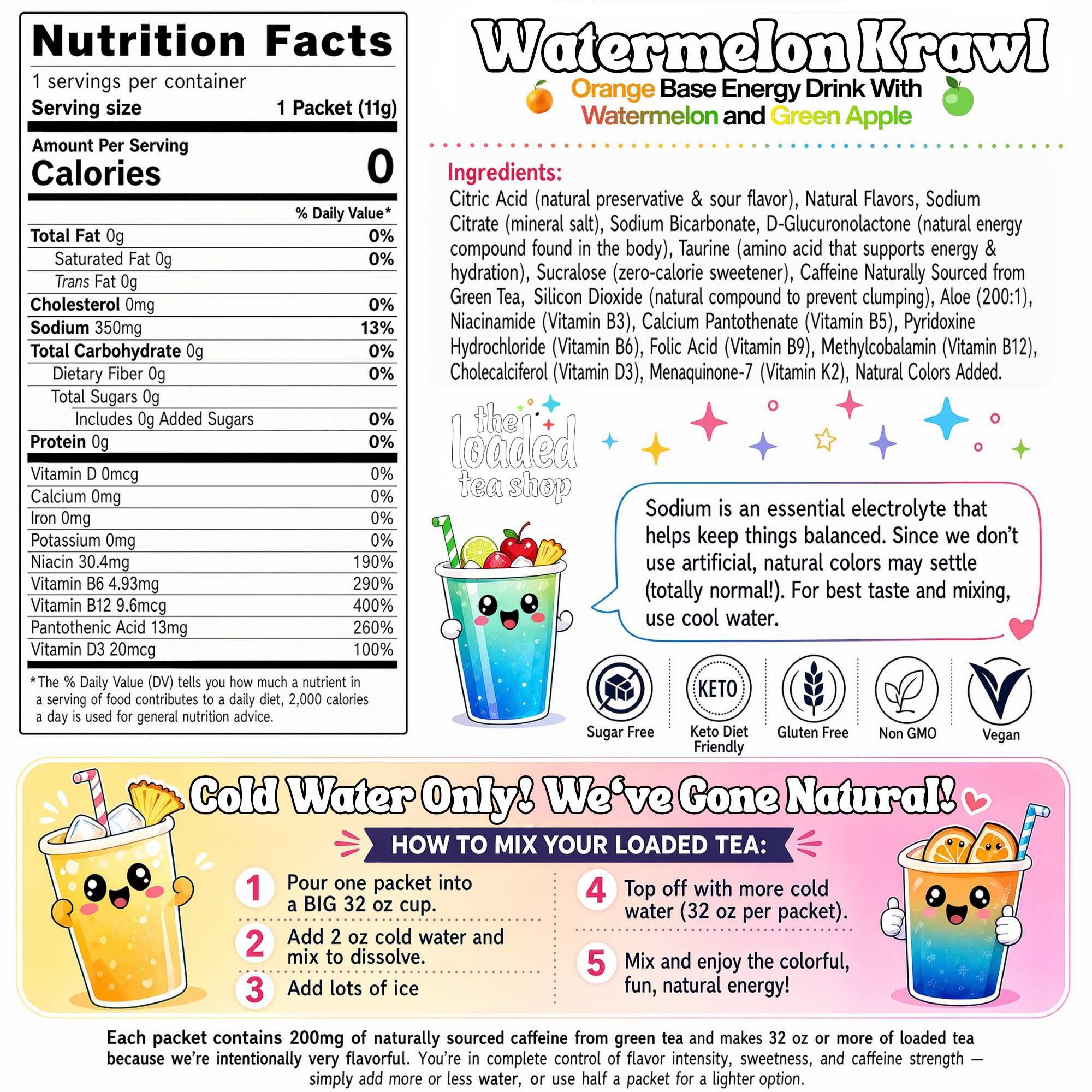 50 Case Watermelon Krawl - Tea Made Simple