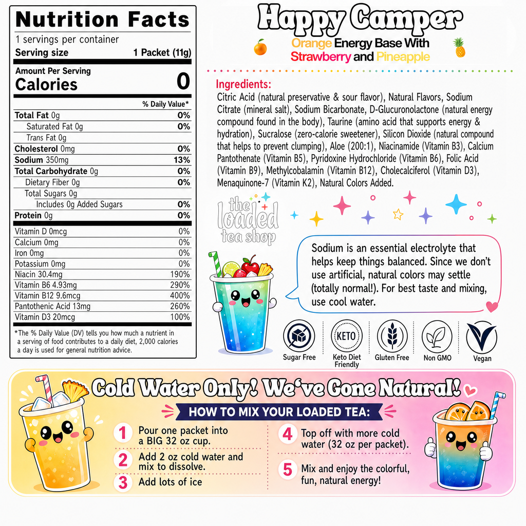 Happy Camper (Caffeine-Free) - Choose Your Flavor