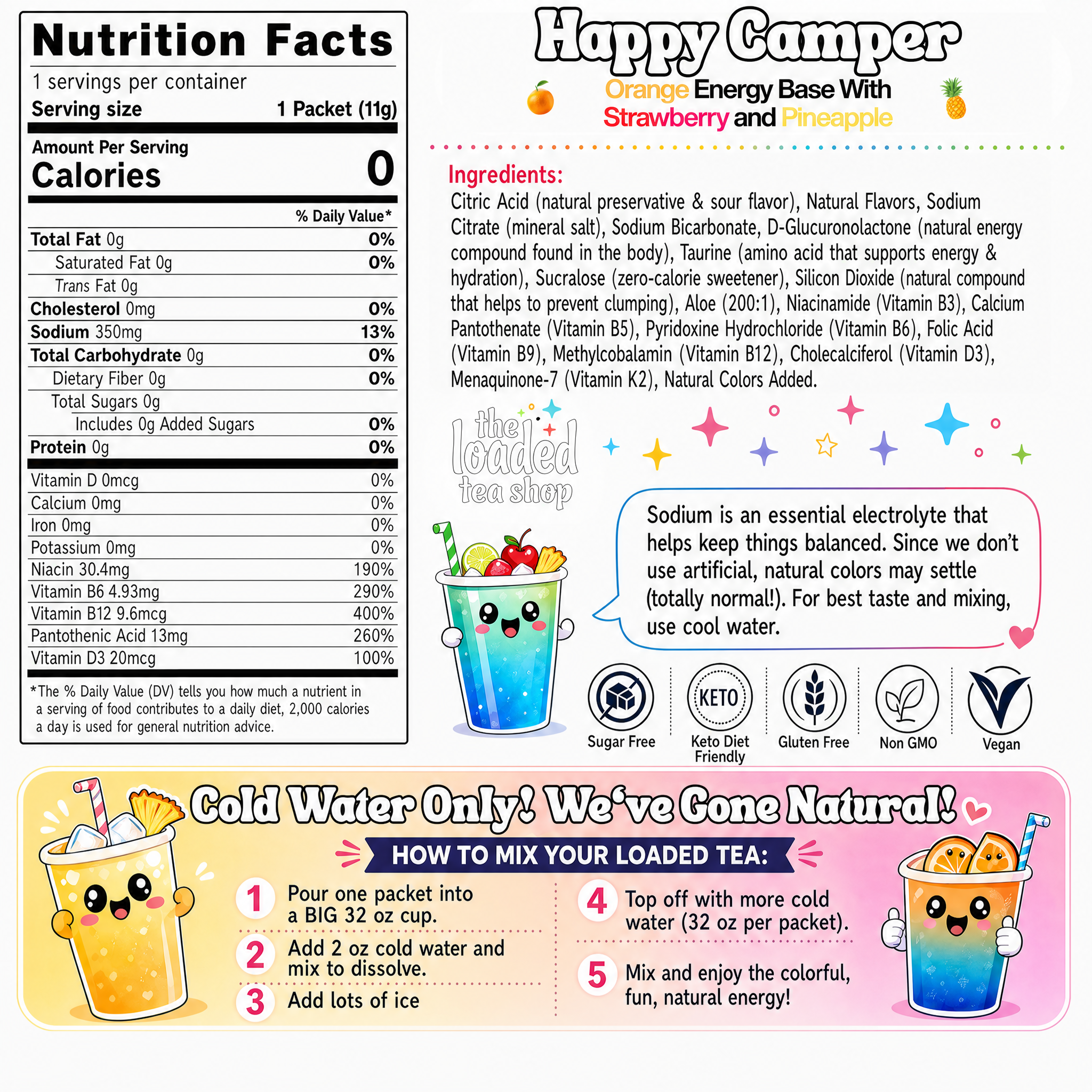 Happy Camper (Caffeine-Free) - Choose Your Flavor