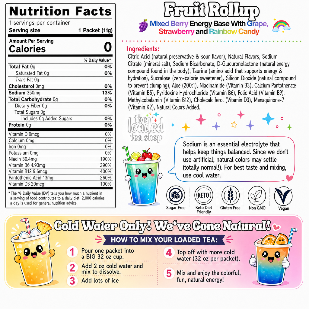 Fruit Rollup (Caffeine-Free) - Simple Tea Mix