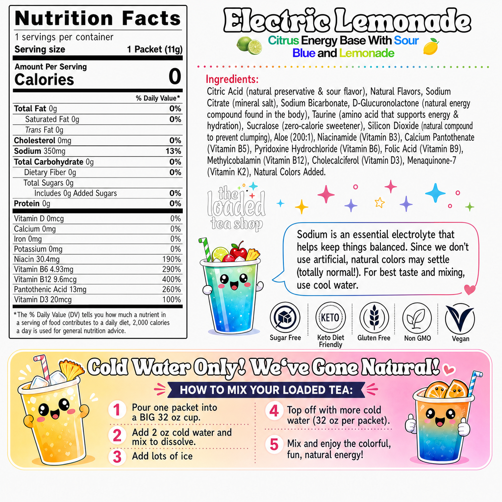 Electric Lemonade (Caffeine-Free) - Your Daily Lineup