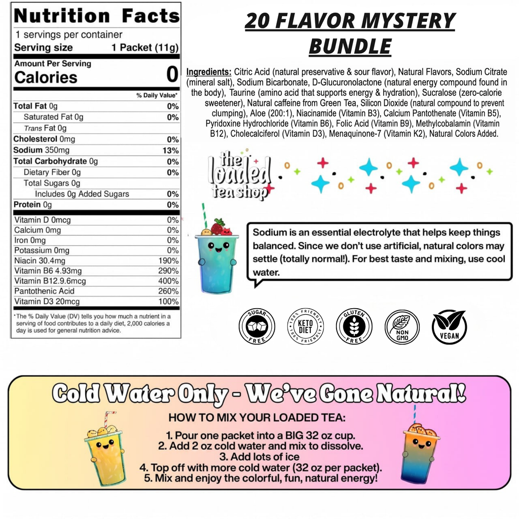 20 Flavor Mystery Bundle - Bright Daily Sips